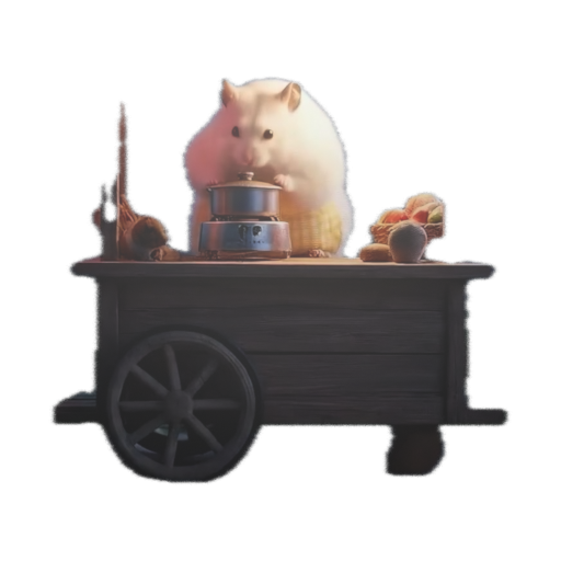 Đầu Bếp Hamster Xào Nấu (Action Pose)